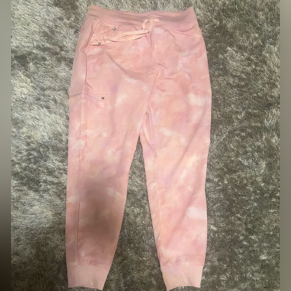 XL breast cancer edition figs scrub pants only (regular length)